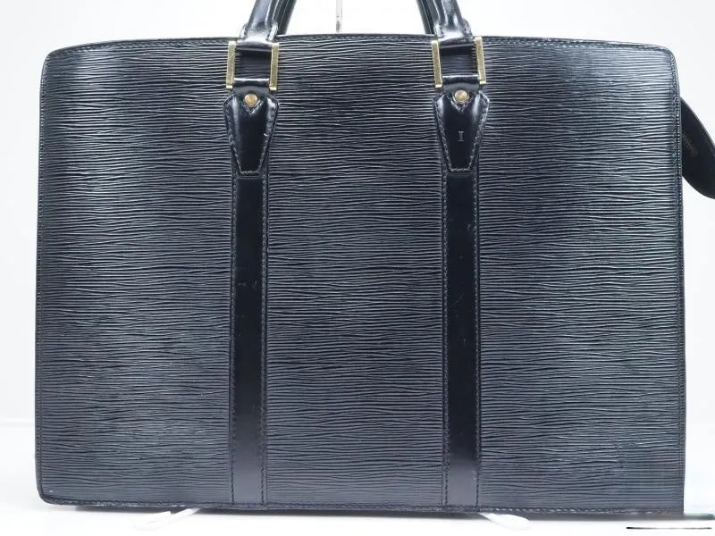 Authentic Pre-owned Louis Vuitton Epi Special Ordered Black Porte-documents Lozan Breifcase 160597