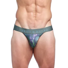 Hand-Painted Dutch Floral Jock Green