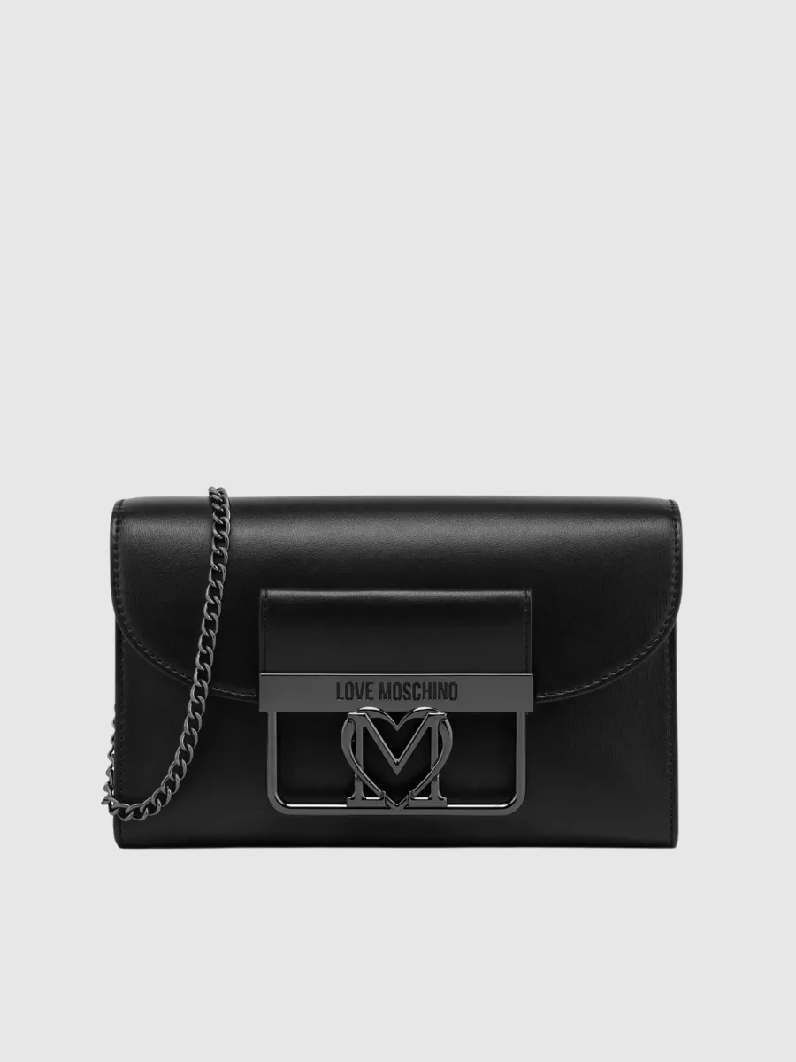 UPTOWN CLUTCH WITH CHAIN Moschino